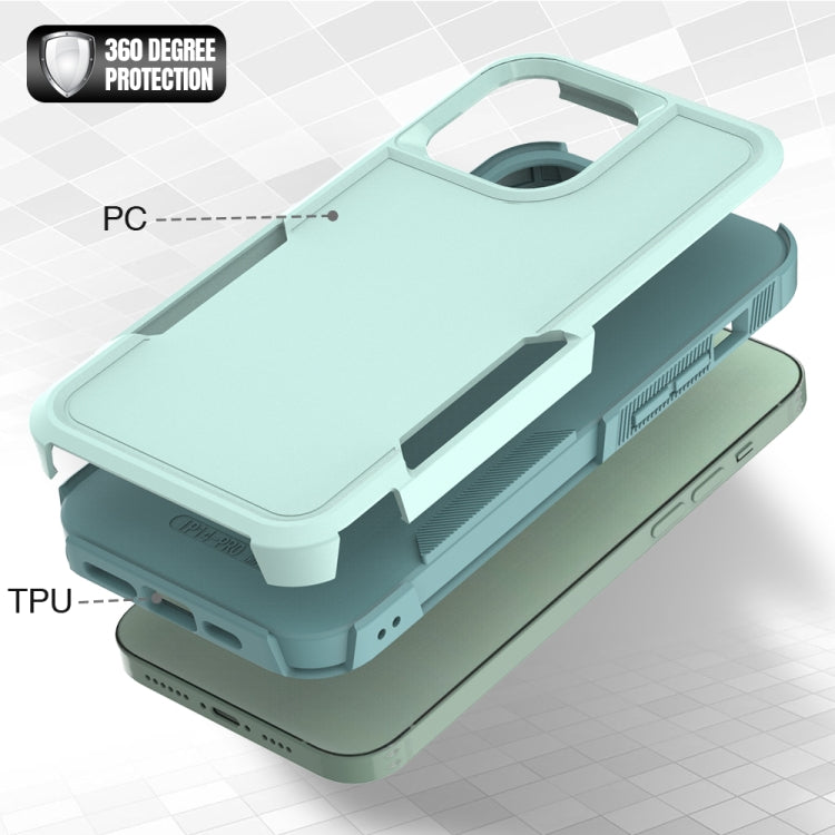For iPhone 14 Pro Max Soft TPU Hard PC Phone Case
