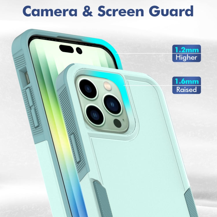 For iPhone 14 Pro Max Soft TPU Hard PC Phone Case