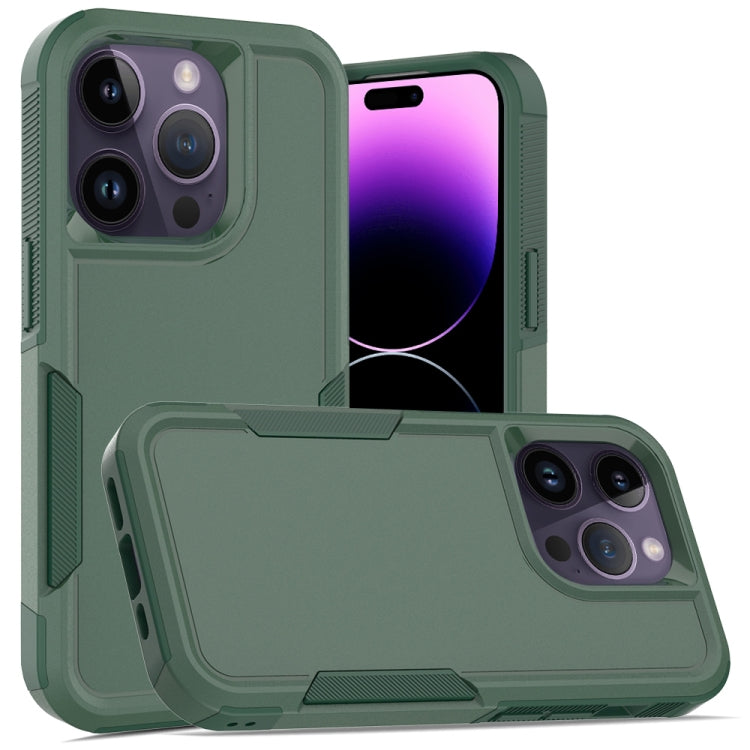For iPhone 14 Pro Max Soft TPU Hard PC Phone Case