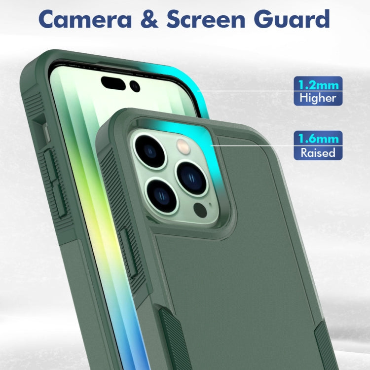 For iPhone 14 Pro Max Soft TPU Hard PC Phone Case