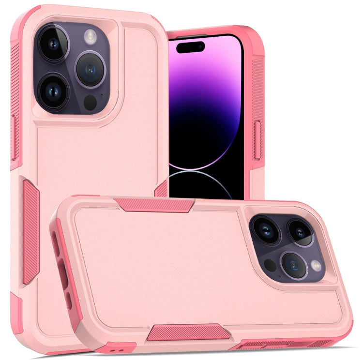For iPhone 14 Pro Max Soft TPU Hard PC Phone Case