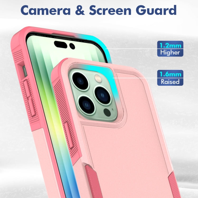 For iPhone 14 Pro Max Soft TPU Hard PC Phone Case