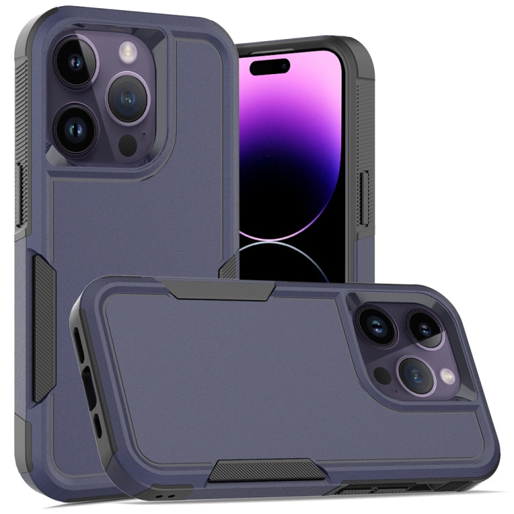 For iPhone 14 Pro Max Soft TPU Hard PC Phone Case