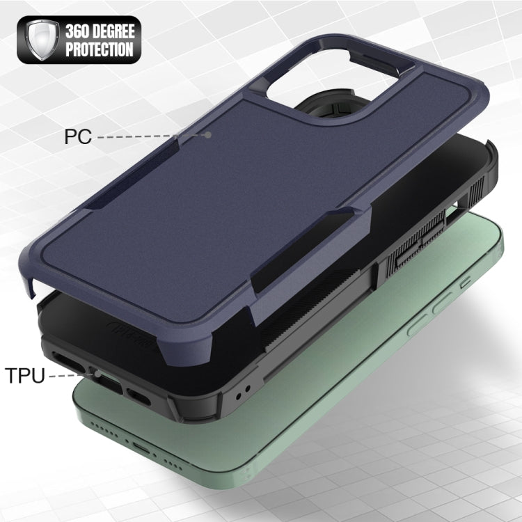 For iPhone 14 Pro Max Soft TPU Hard PC Phone Case