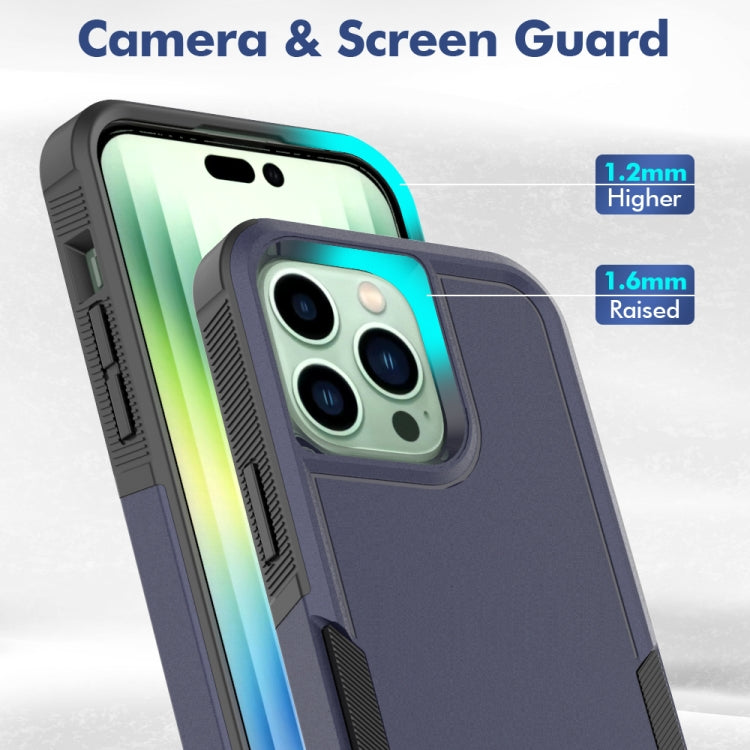 For iPhone 14 Pro Max Soft TPU Hard PC Phone Case