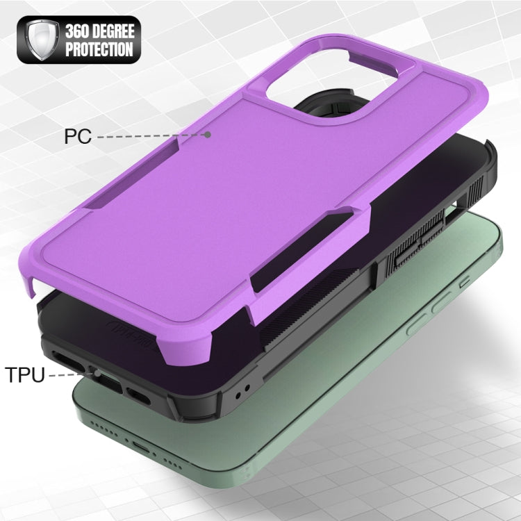 For iPhone 14 Pro Max Soft TPU Hard PC Phone Case