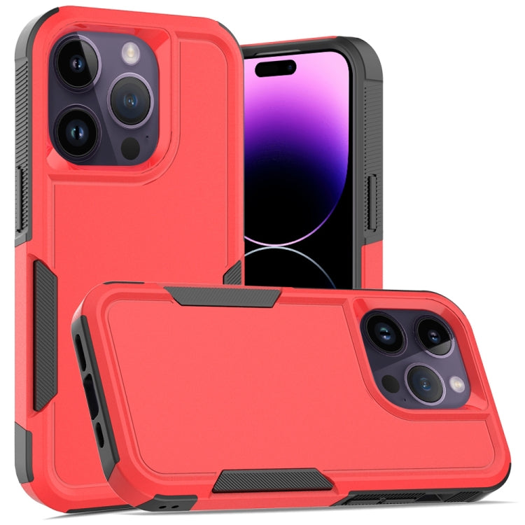 For iPhone 14 Pro Max Soft TPU Hard PC Phone Case