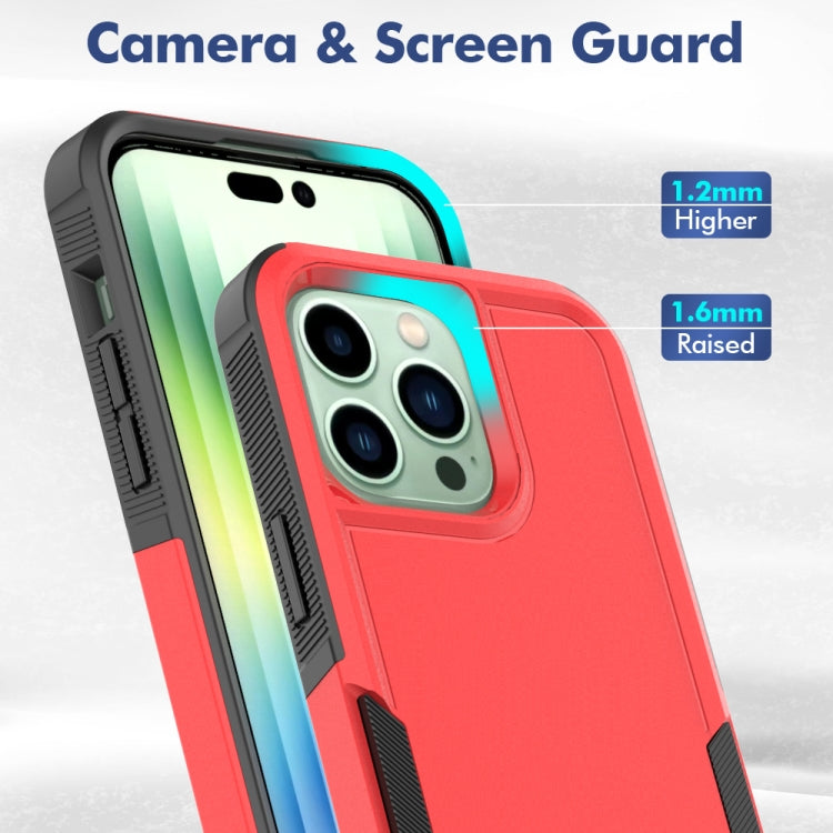 For iPhone 14 Pro Max Soft TPU Hard PC Phone Case