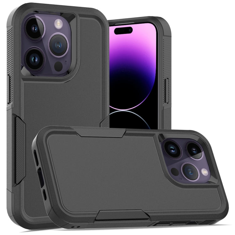 For iPhone 14 Pro Max Soft TPU Hard PC Phone Case
