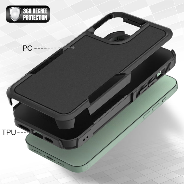 For iPhone 14 Pro Max Soft TPU Hard PC Phone Case