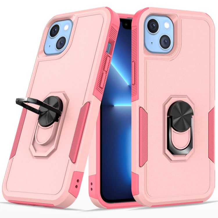 For iPhone 14 PC + TPU Phone Case with Ring Holder