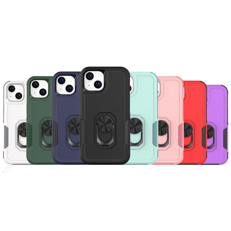 For iPhone 14 Pro PC + TPU Phone Case with Ring Holder
