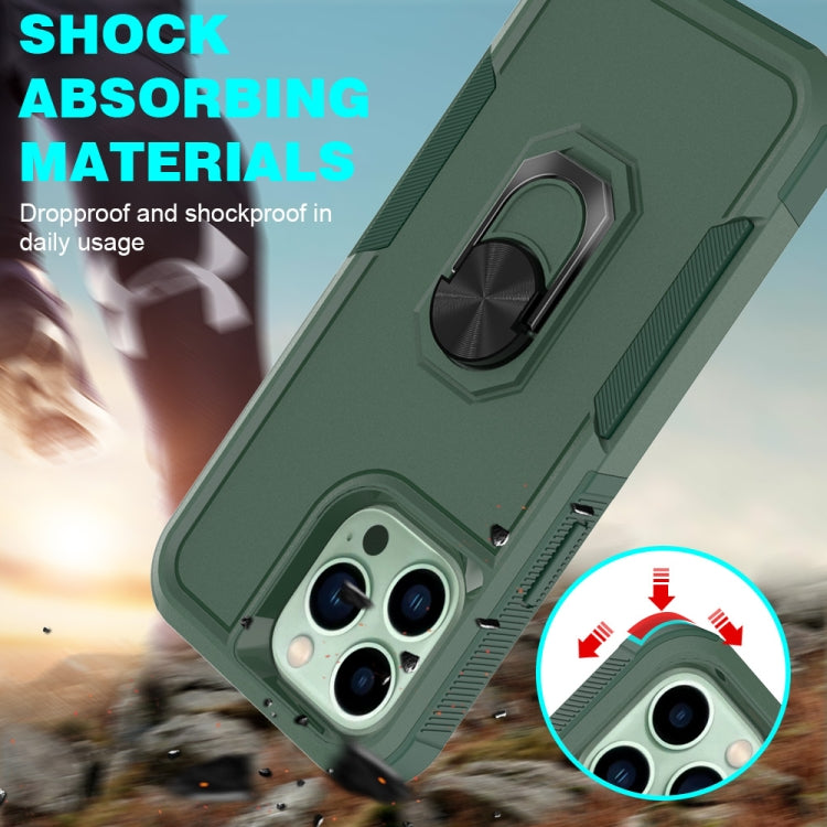 For iPhone 14 Pro Max PC + TPU Phone Case with Ring Holder