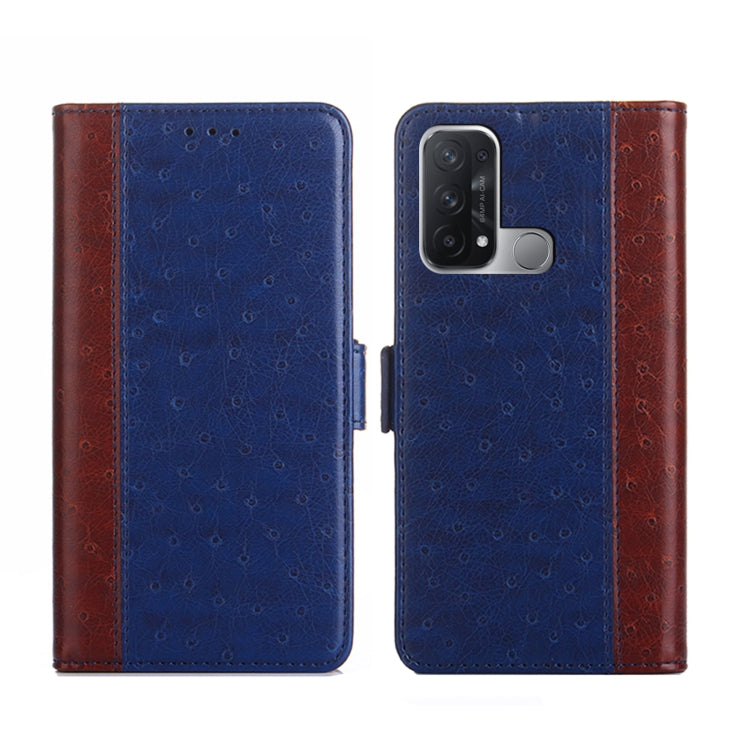 For OPPO Reno5 A Ostrich Texture Flip Leather Phone Case
