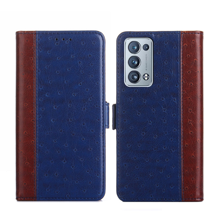 For OPPO Reno6 Pro+ 5G Ostrich Texture Flip Leather Phone Case
