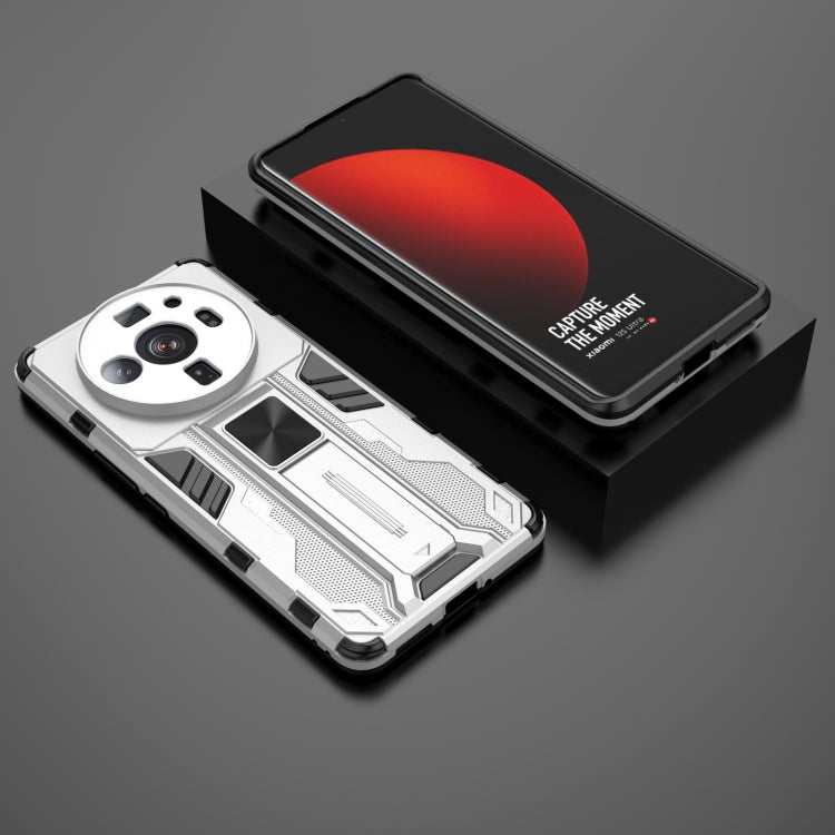 For Xiaomi 12S Ultra Supersonic PC + TPU Shock-proof Protective Phone Case with Holder