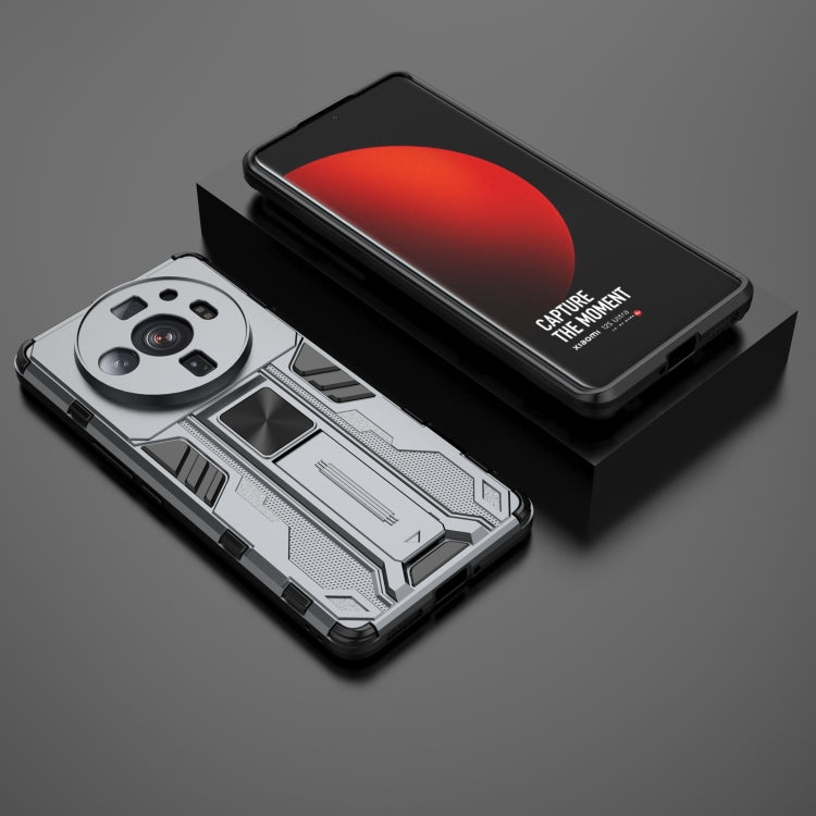 For Xiaomi 12S Ultra Supersonic PC + TPU Shock-proof Protective Phone Case with Holder