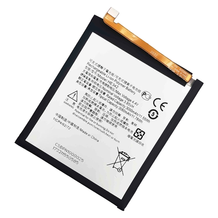 HE342 3060 mAh Li-Polymer Battery Replacement For Nokia 5.1 Plus / X5 / 6.1 Plus / X6