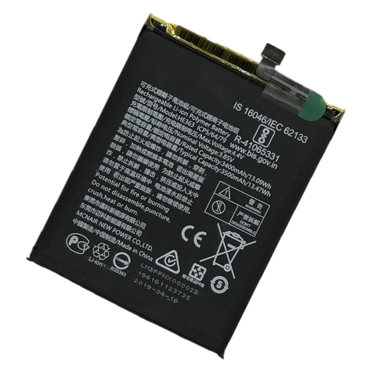 HE363 3500mAh For Nokia 8.1 / X7 Li-Polymer Battery Replacement