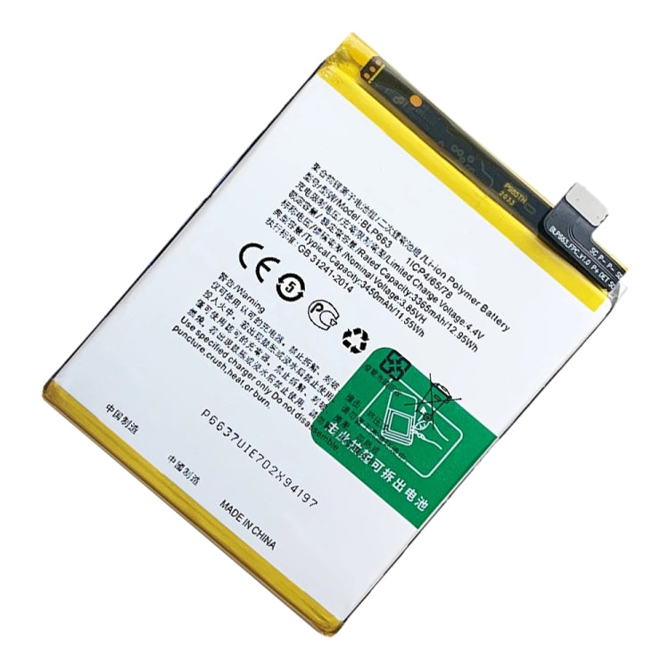 BLP663 3450mAh For OPPO R15 Li-Polymer Battery Replacement