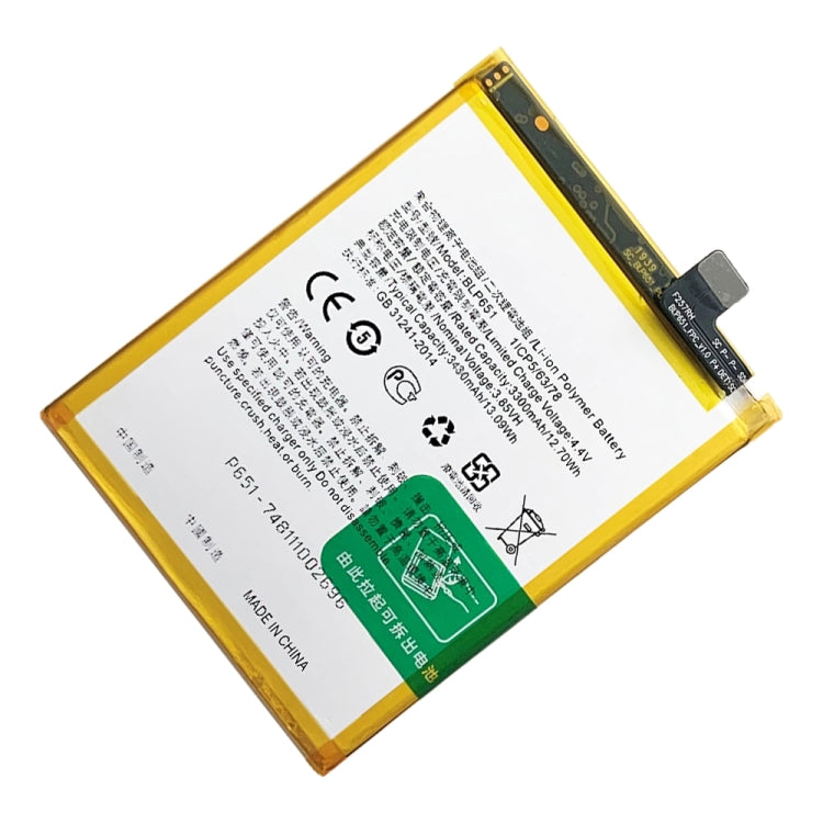 BLP651 3430mAh For OPPO R15 Pro Li-Polymer Battery Replacement