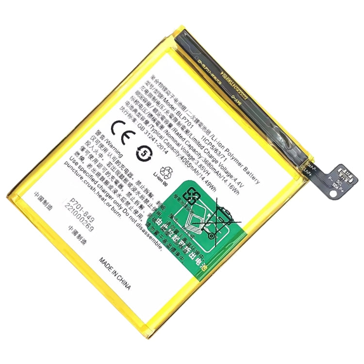 BLP701 4065 mAh Li-Polymer Battery Replacement For OPPO Reno / Reno 5G