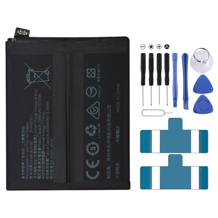 BLP783 4000mAh For OPPO Reno Ace2 Li-Polymer Battery Replacement