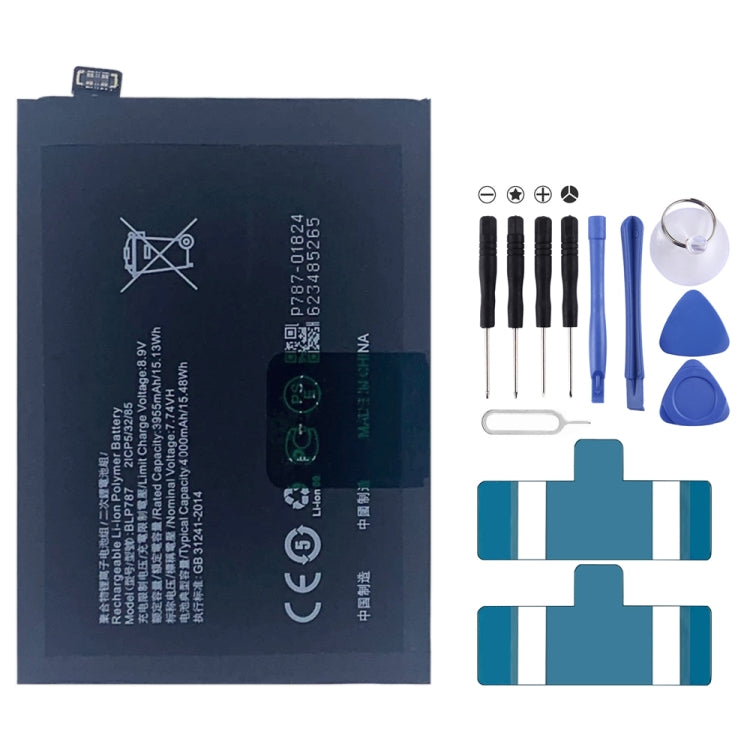 BLP787 4000 mAh Li-Polymer Battery Replacement For OPPO Reno4 Pro 5G / Reno4 Pro 4G