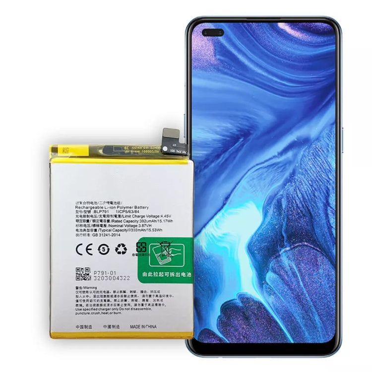 BLP791 For OPPO Reno4 4G Li-Polymer Battery Replacement