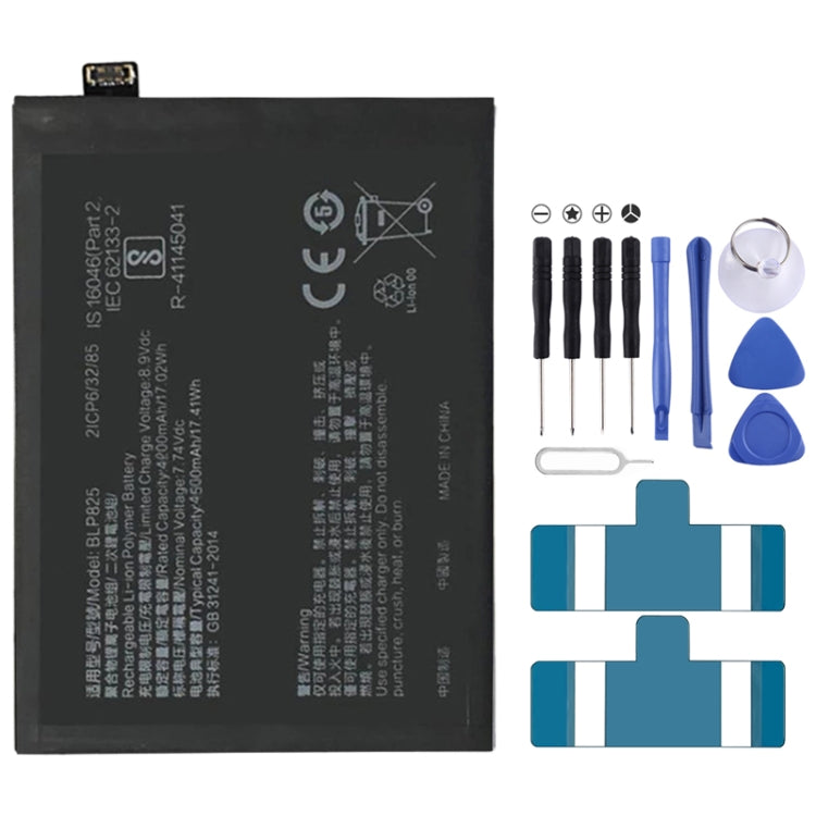 BLP825 4500 mAh Li-Polymer Battery Replacement For OPPO Reno5 Pro+ 5G/Reno6 Pro+ 5G