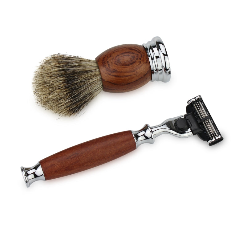 FK-1 Men Manual Shaving Razor Kit with Shaving Brush / Bowl / Soap / Brush Stand / Blades