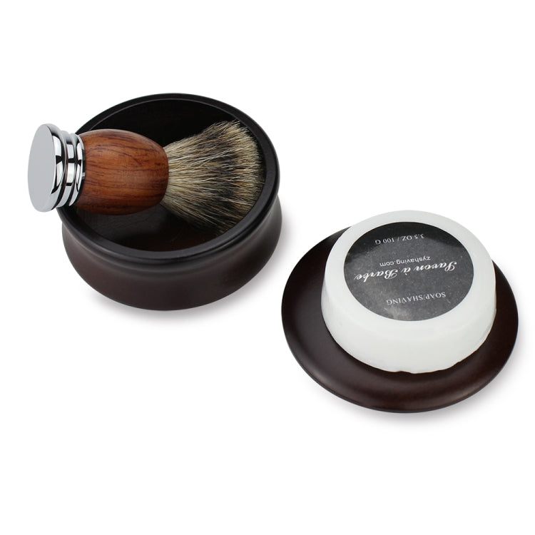 FK-1 Men Manual Shaving Razor Kit with Shaving Brush / Bowl / Soap / Brush Stand / Blades