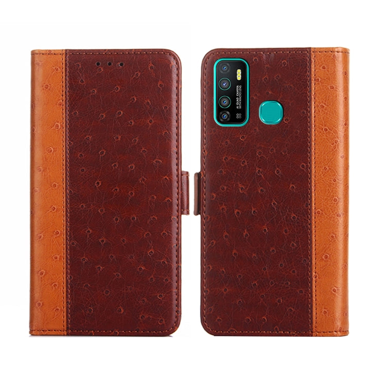 For Infinix Hot 9 / Note 7 Lite Ostrich Texture Flip Leather Phone Case
