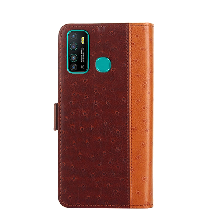 For Infinix Hot 9 / Note 7 Lite Ostrich Texture Flip Leather Phone Case