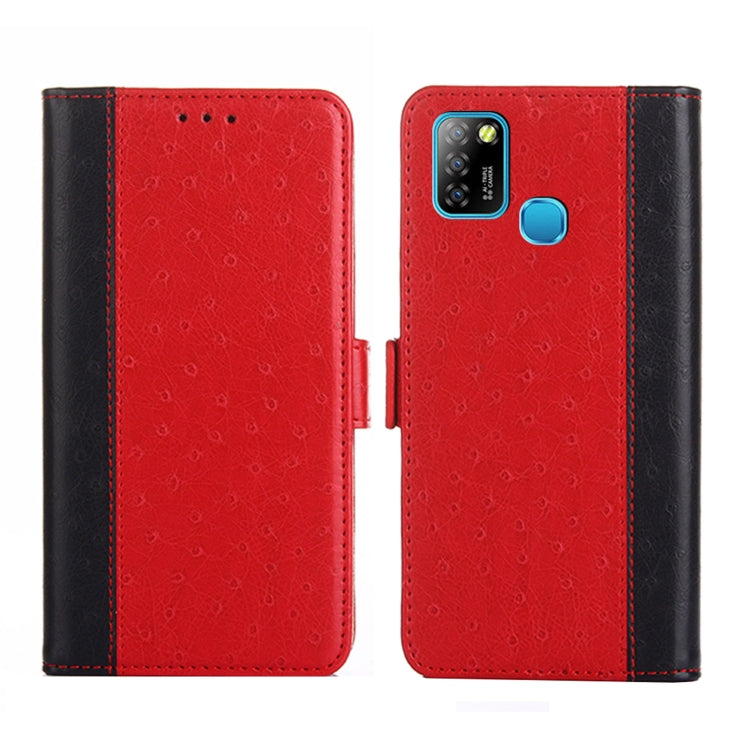 For Infinix Hot 10 Lite / Smart 5 Ostrich Texture Flip Leather Phone Case