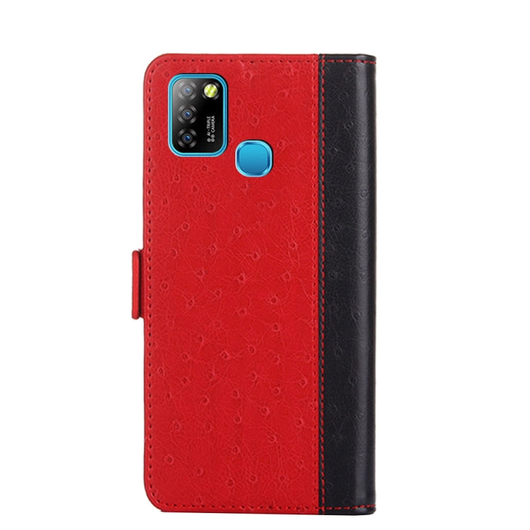 For Infinix Hot 10 Lite / Smart 5 Ostrich Texture Flip Leather Phone Case