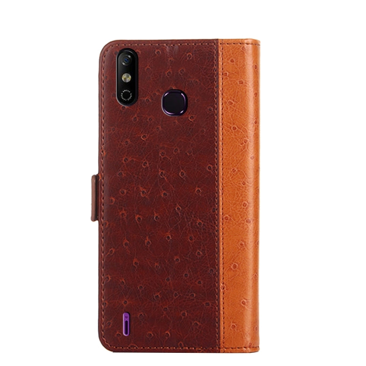 For Infinix Smart 4 Ostrich Texture Flip Leather Phone Case