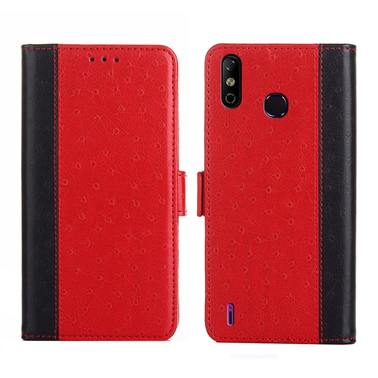 For Infinix Smart 4 Ostrich Texture Flip Leather Phone Case