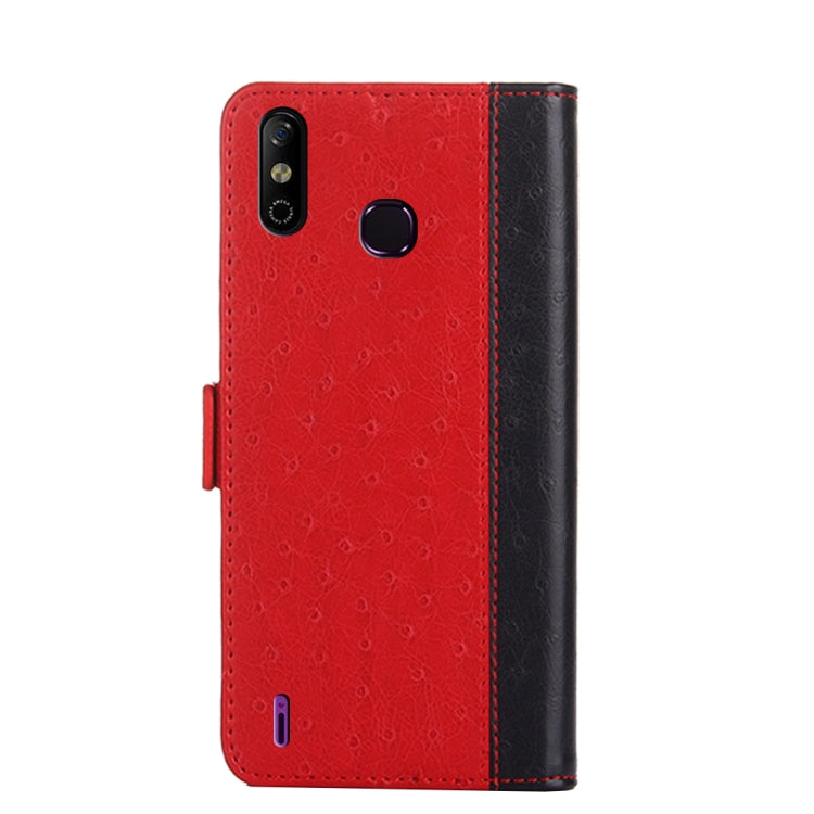 For Infinix Smart 4 Ostrich Texture Flip Leather Phone Case