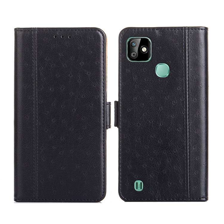 For Infinix Smart HD 2021 Ostrich Texture Flip Leather Phone Case