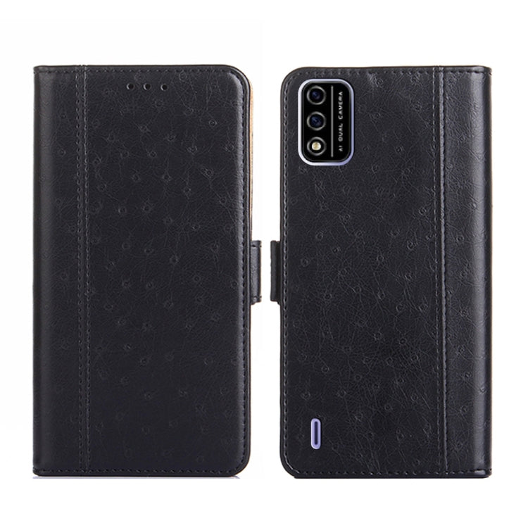 For Itel A48 Ostrich Texture Flip Leather Phone Case