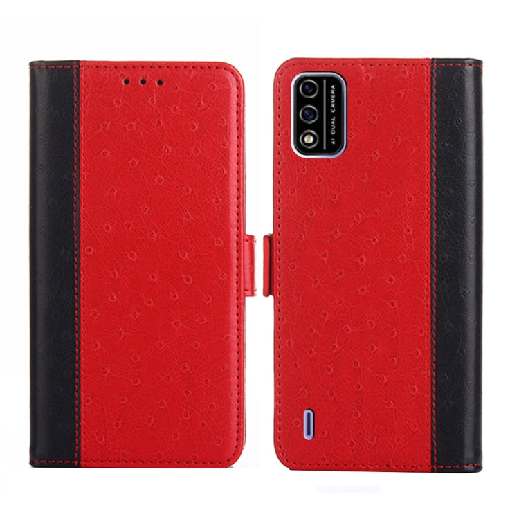 For Itel A48 Ostrich Texture Flip Leather Phone Case
