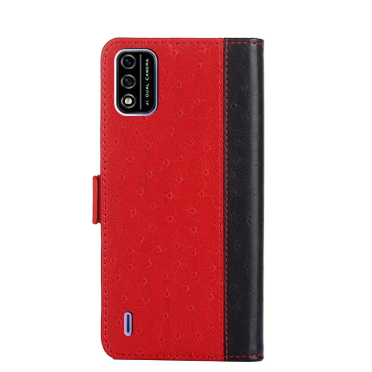 For Itel A48 Ostrich Texture Flip Leather Phone Case