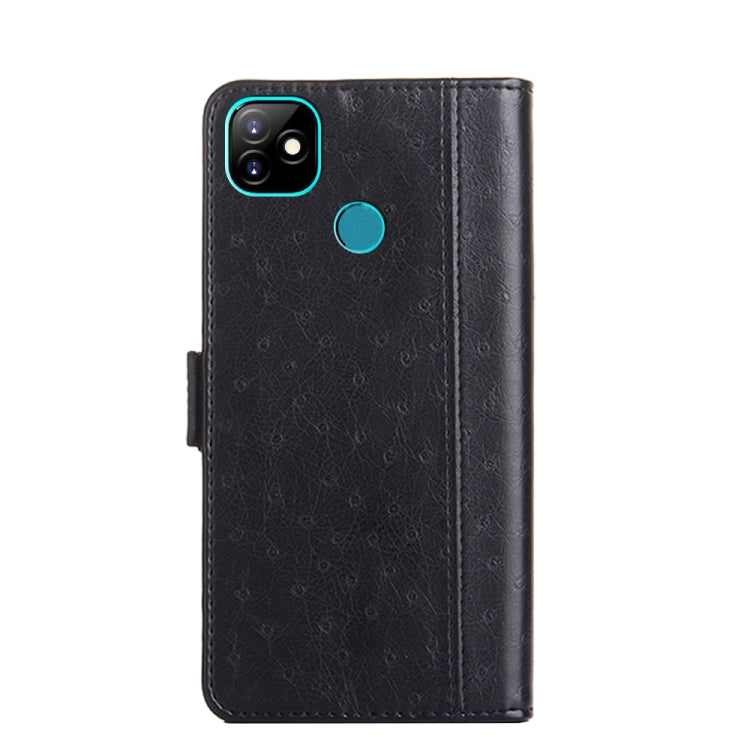 For Itel Vision 1 Ostrich Texture Flip Leather Phone Case