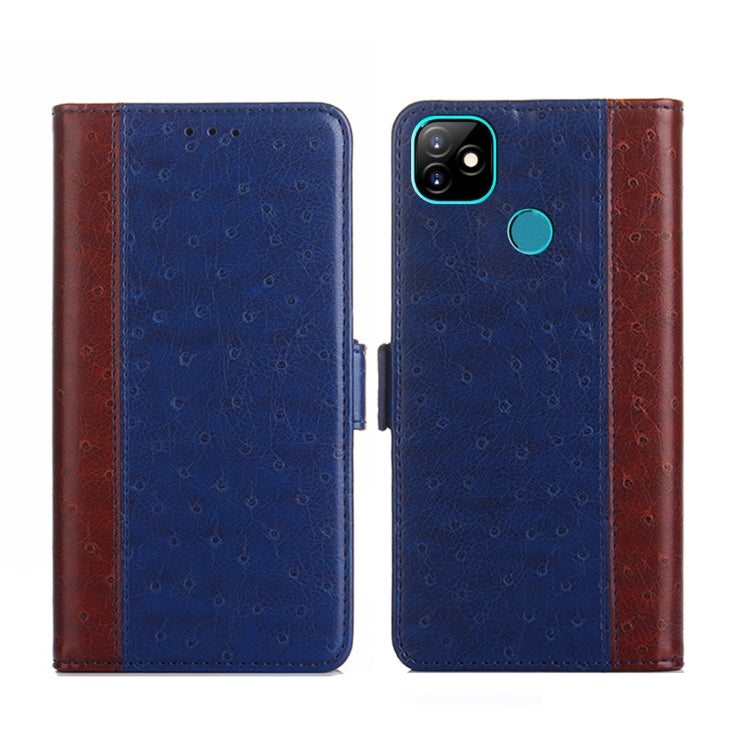 For Itel Vision 1 Ostrich Texture Flip Leather Phone Case