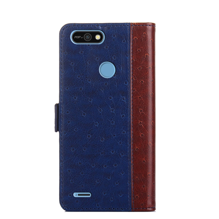 For Tecno Pop 2 / Pop 2 F / Pop 2 Pro / Pop 2 Power / Itel P13 Ostrich Texture Flip Leather Phone Case
