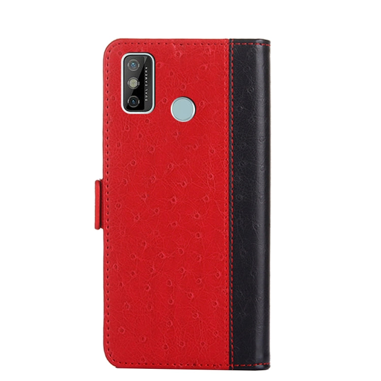 For Tecno Spark 6 Go Ostrich Texture Flip Leather Phone Case