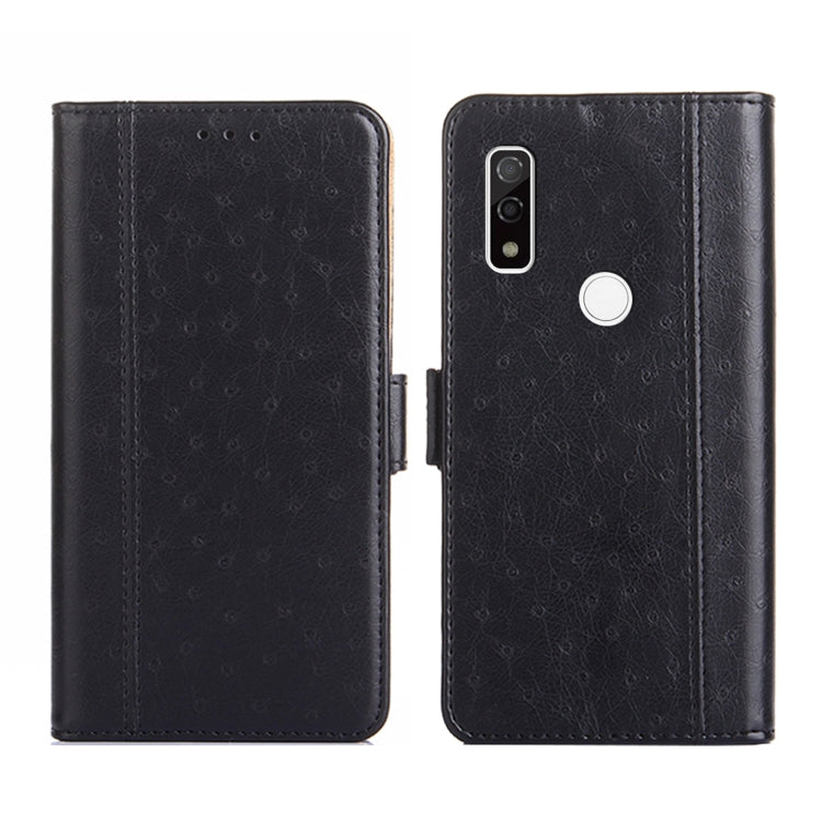 For Fujitsu Arrows WE-F-51B Ostrich Texture Flip Leather Phone Case
