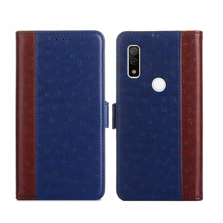 For Fujitsu Arrows WE-F-51B Ostrich Texture Flip Leather Phone Case