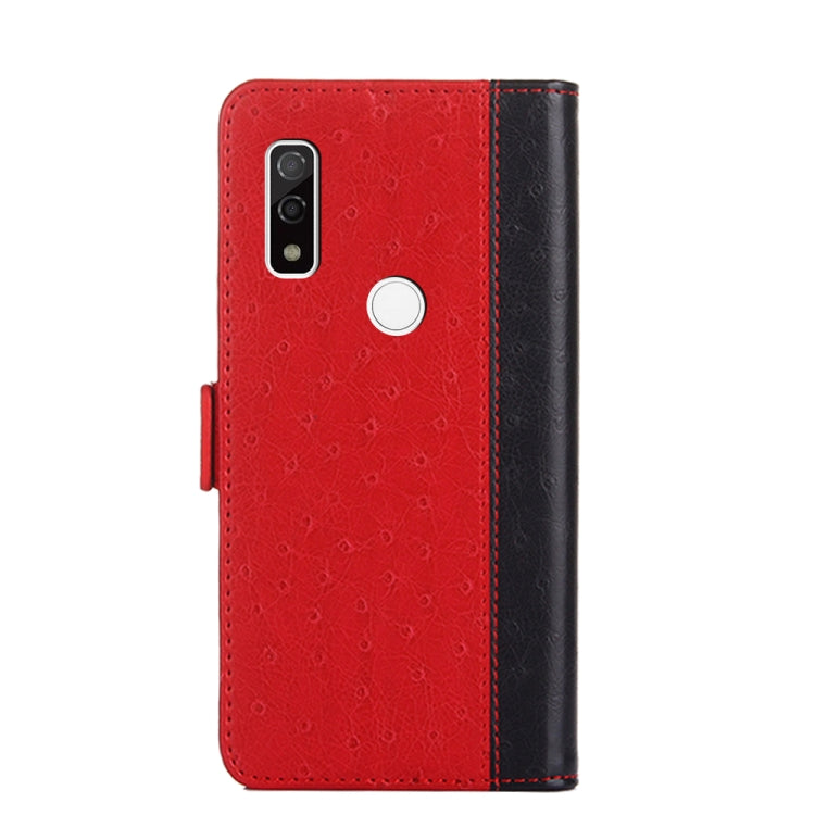 For Fujitsu Arrows WE-F-51B Ostrich Texture Flip Leather Phone Case